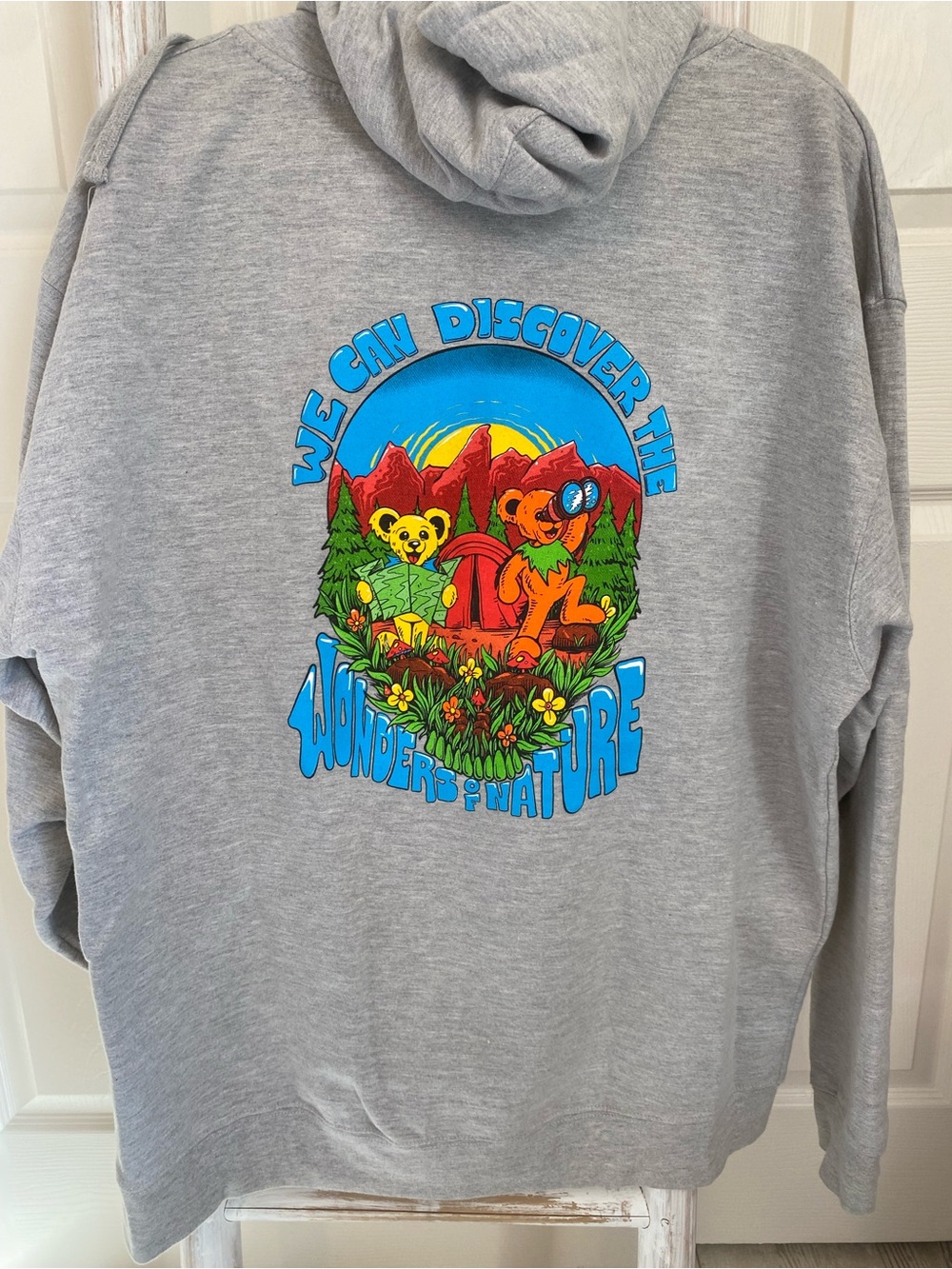 Teton Gravity Research x Grateful Dead hoodie unisex XXL